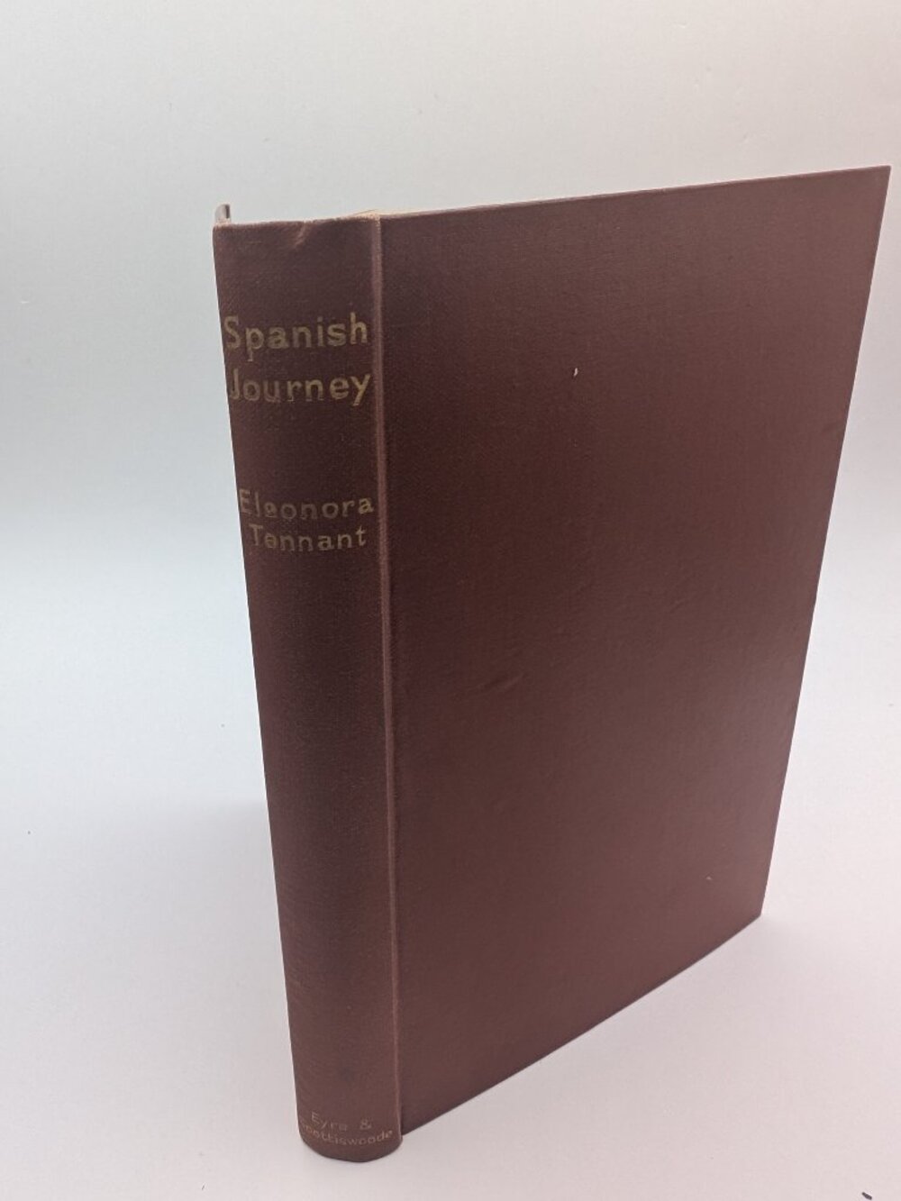 1936 Spanish Journey Eleonora Tennant First Edition Spanish Civil War History HC
